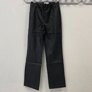 Backyard Roses Kendall Faux Leather Pants in Black - Size Small - NWT